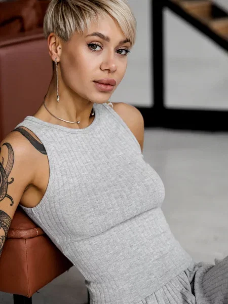 Майка Leinle серая
