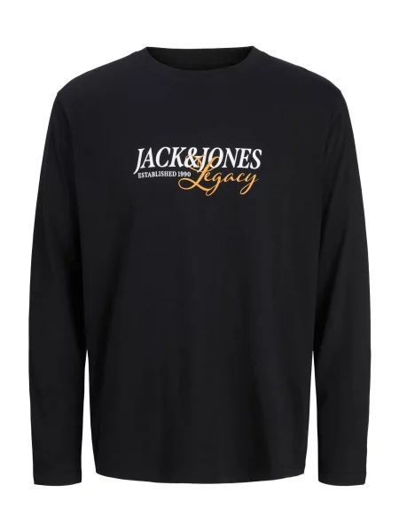Jack & Jones Junior Tricou JJ Jade bleumarin / portocaliu alb