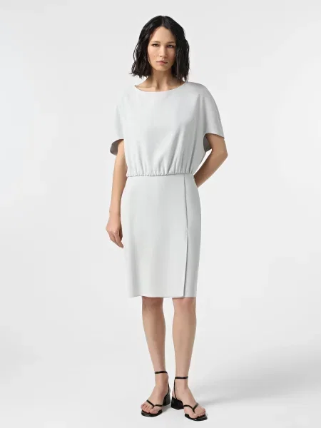 Платье мини Emporio Armani серое