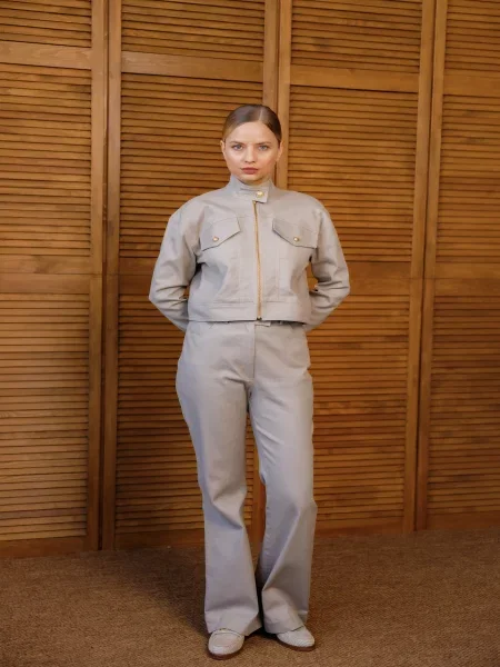 Джинси Alnest нейлон/бавовна бежевий