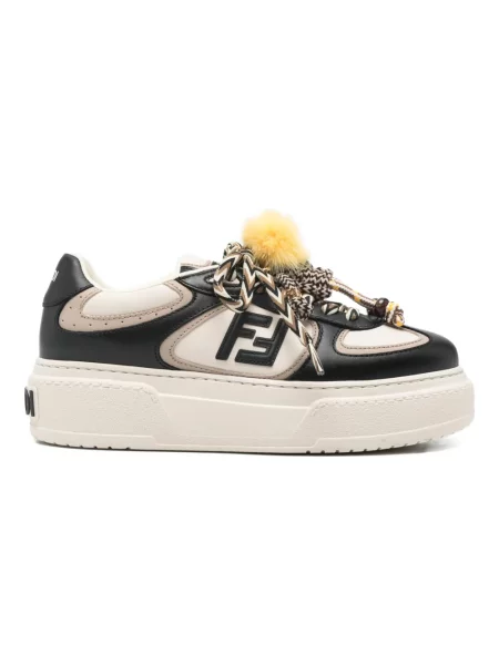 Sneakersy Fendi skórzane