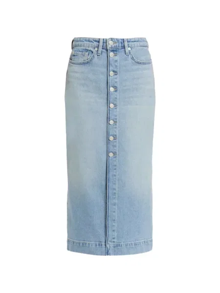Midi-suknja 7 For All Mankind plava