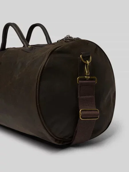 Torba weekendowa z czystej bawełny model HOLDALL' Barbour brązowa
