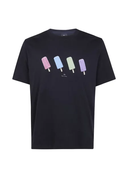 Grafic tricou Ps Paul Smith albastru