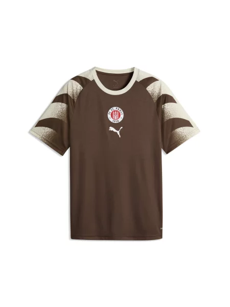 PUMA koszulka rozgrzewkowa FC St. Pauli Akcesoria S brązowy