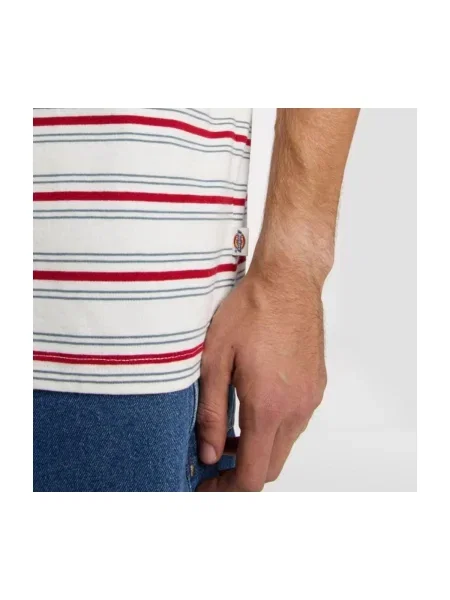 Polo Dickies cu dungi alb