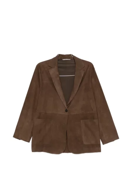 Geanta de piele Leather Authority maro