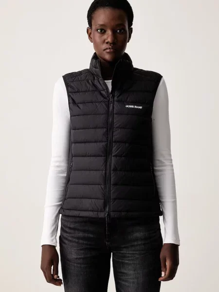 Guess Jeans vestă pentru femei negru