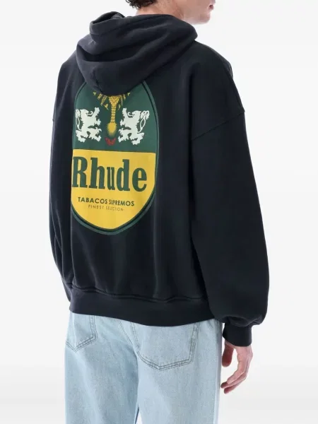 Hanorac cu glugă Rhude negru