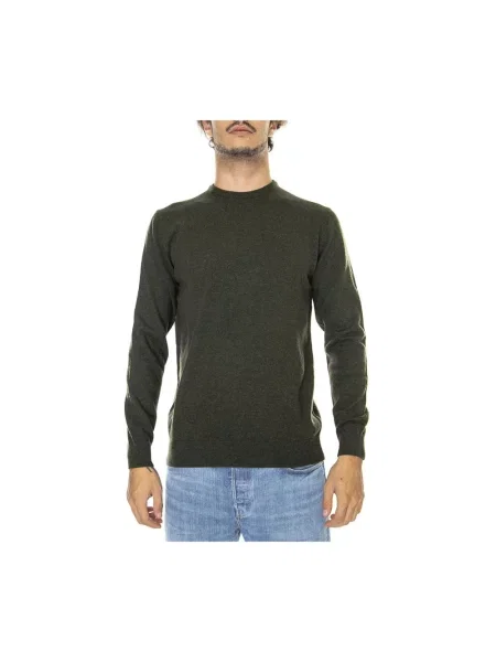 Barbour sweter wełniany zielony