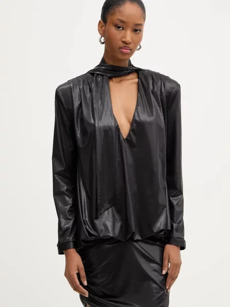 Haveone sukienka mini prosta czarny