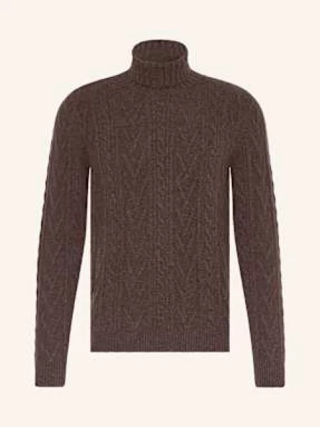 Fedeli Golf Z Kaszmiru braun brązowy