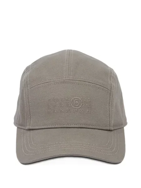 Șapcă Mm6 Maison Margiela cu broderie gri