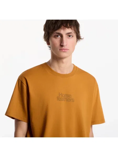 Тениска Horsefeathers Strict T-Shirt Pumpkin M