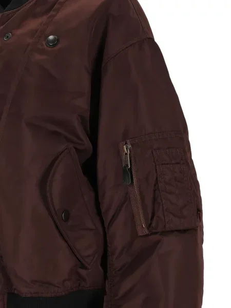 Reversibil geacă bomber Maison Margiela maro