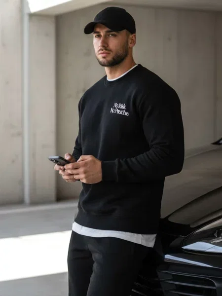 Jopa brez kapuce Dstreet črna