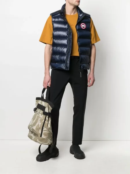 Pūkinė liemenė Canada Goose izoliuoti mėlyna