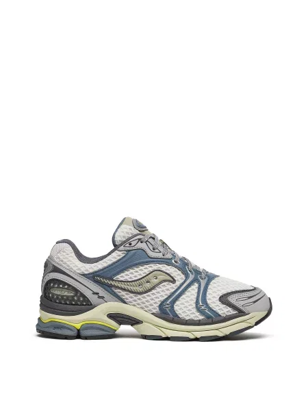 Кожаные кроссовки Saucony бежевые