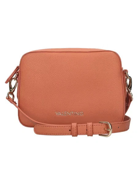 Torebka crossbody Valentino By Mario Valentino skórzana pomarańczowa