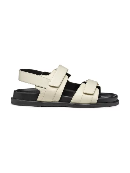 Geox sandale de piele D ADELASH femei bej