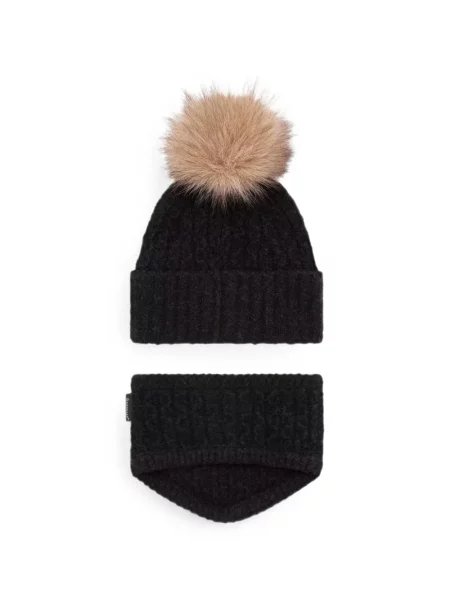 Szal dziecięca Moncler Enfant czarna