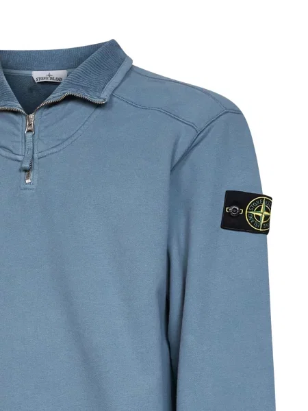 Флийс полар Stone Island камъни синьо