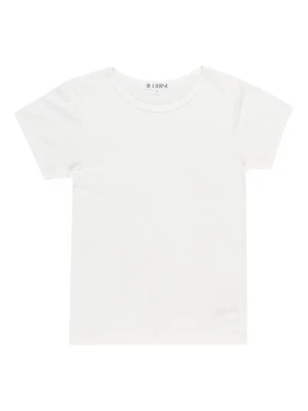 Koszulka Eterne z okrągłym dekoltem biała