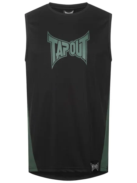 Tapout Marškinėliai žalia juoda