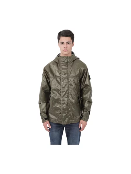 Kurtka Stone Island z kamieniami zielona