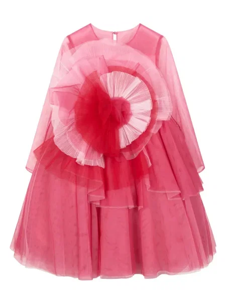 Рокля Marchesa Couture розово