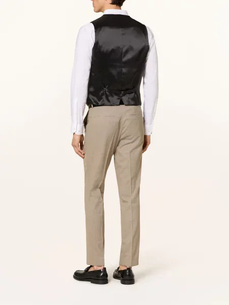 Hugo Sako Vin Extra Slim Fit medium beige béžové