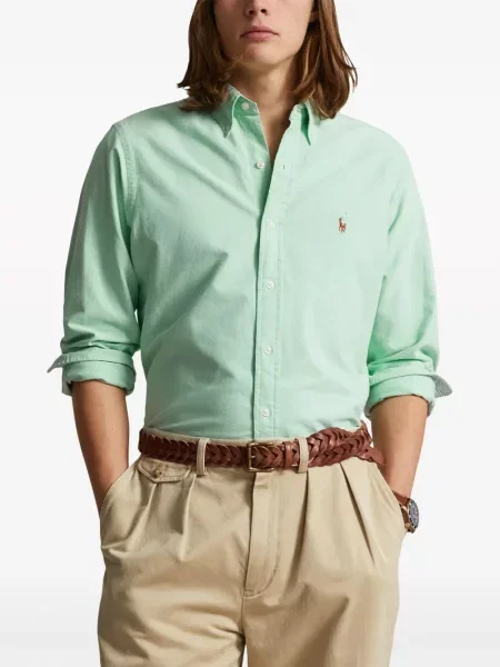 Keprová pruhovaná kšiltovka Polo Ralph Lauren s potiskem modrá