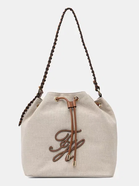 TOMMY HILFIGER Geantă tip sac crem / maro pueblo bej