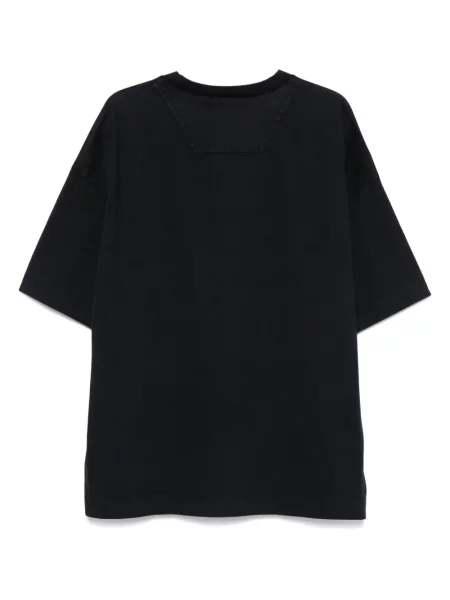 Tricou Juun.j cu broderie albastru