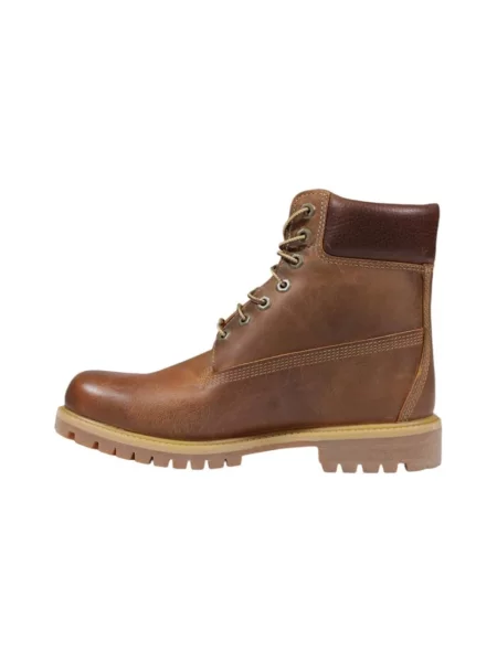 Botki Timberland skórzane brązowe