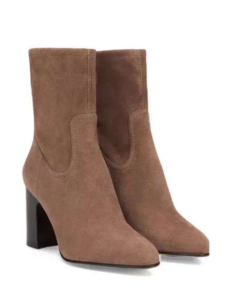 Členkové topánky Stuart Weitzman hnedá