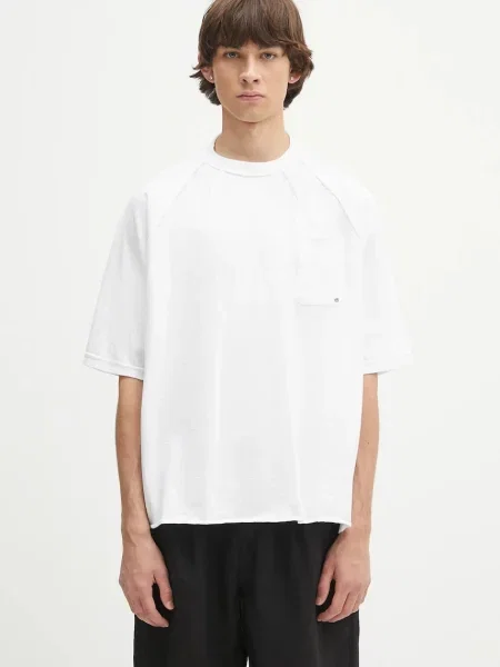 Undercover tricou din C/S uni alb