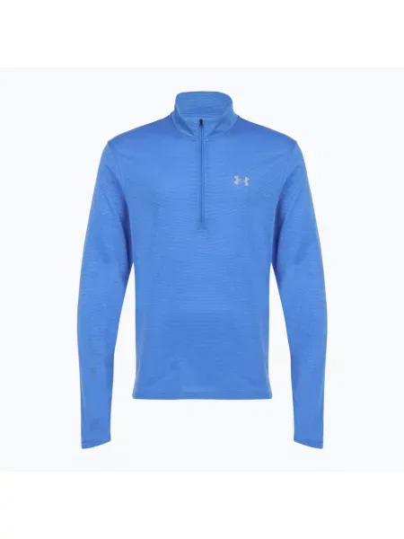 Férfi futó pulóver Under Armour Launch Zip blue atlantis/reflective. Méret: L kék