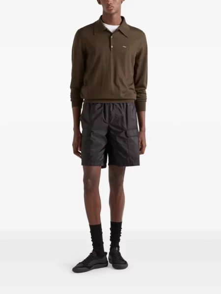 Slip de baie Prada negru