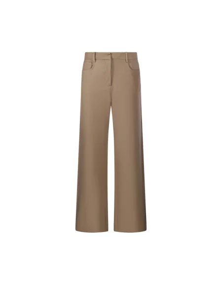 Spodnie Max Mara brązowe