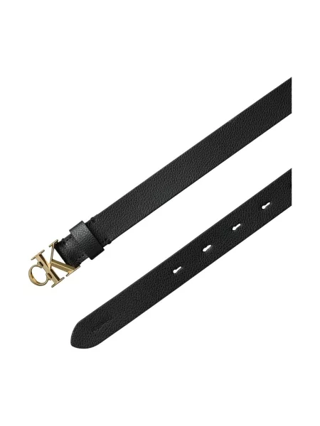 Curea Calvin Klein din piele cu cataramă cu bretele negru