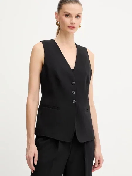 Елек BOSS Orange с едно копче черно