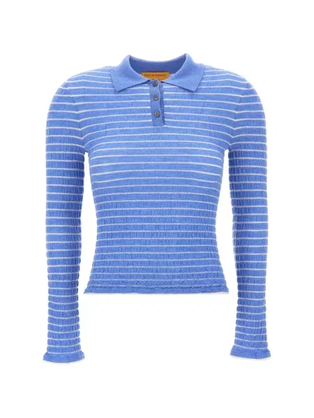 Tricou polo Guest In Residence albastru