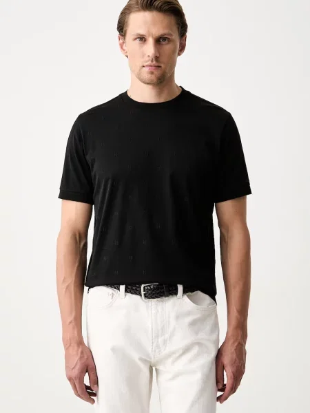 Karl Lagerfeld tricou pentru bărbați din negru