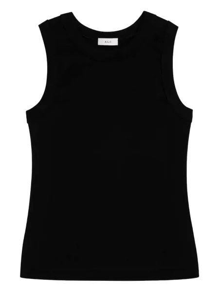 Top A.l.c. fără mâneci negru