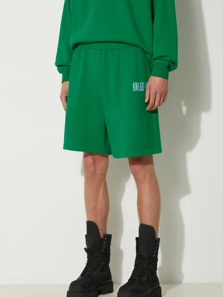 Awake NY rövidnadrág Awake Sweatshort zöld