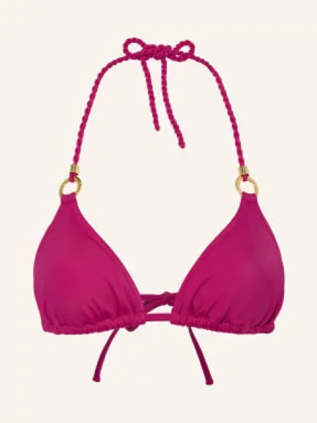 Heidi Klein Trojúhelníkové Bikiny Ithaca fuchsiová