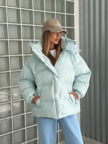 Зимова куртка Milirud нейлон/поліестер блакитний