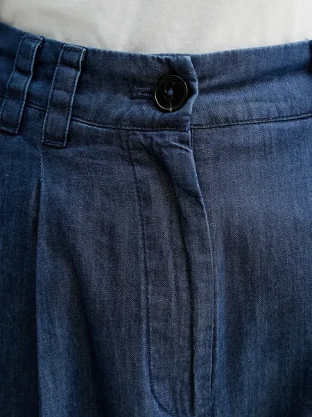 Pantaloni Marc O'polo plisate albastru