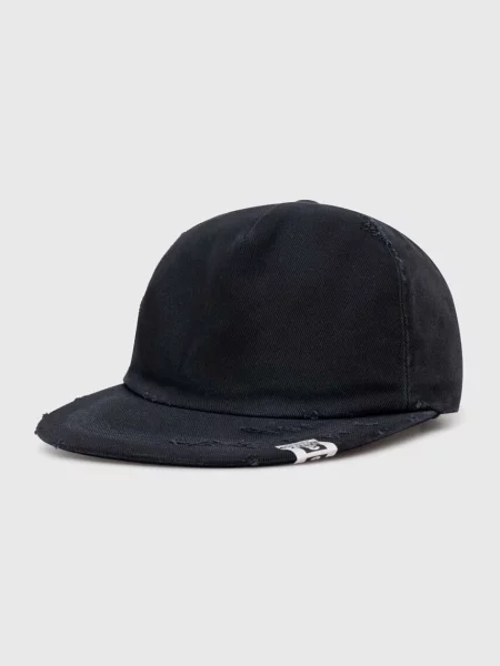 Maison MIHARA YASUHIRO șapcă de baseball din Damege Processing Textile Cap marin neted albastru